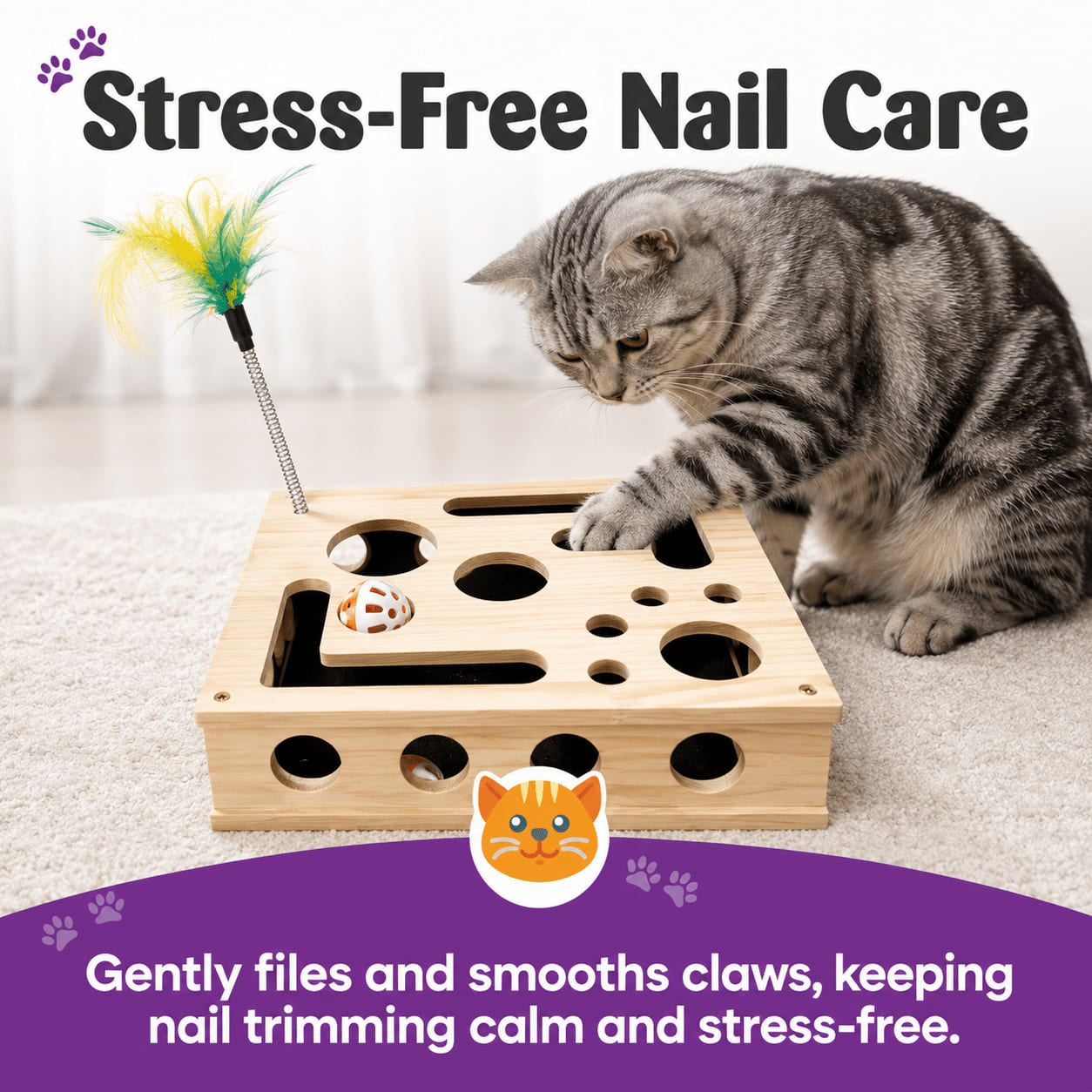 ClawEase™ Cat Nail Filing Box