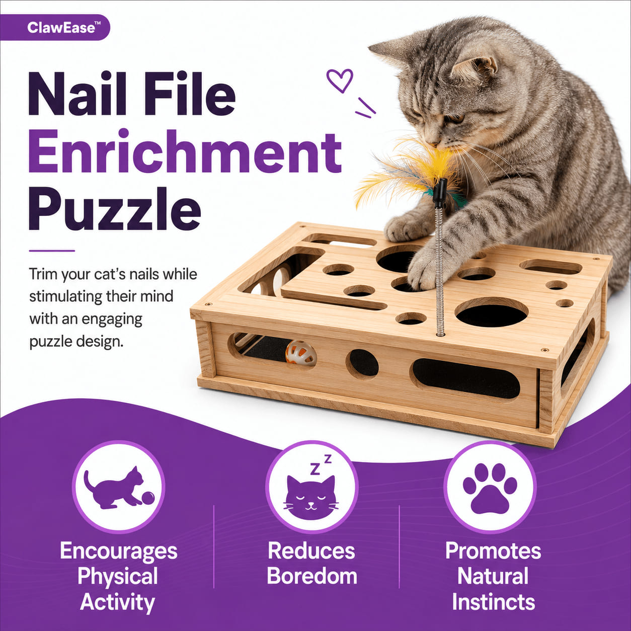 ClawEase™ Cat Nail Filing Box