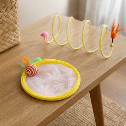 Coil Chase shown expanded and folded for storage