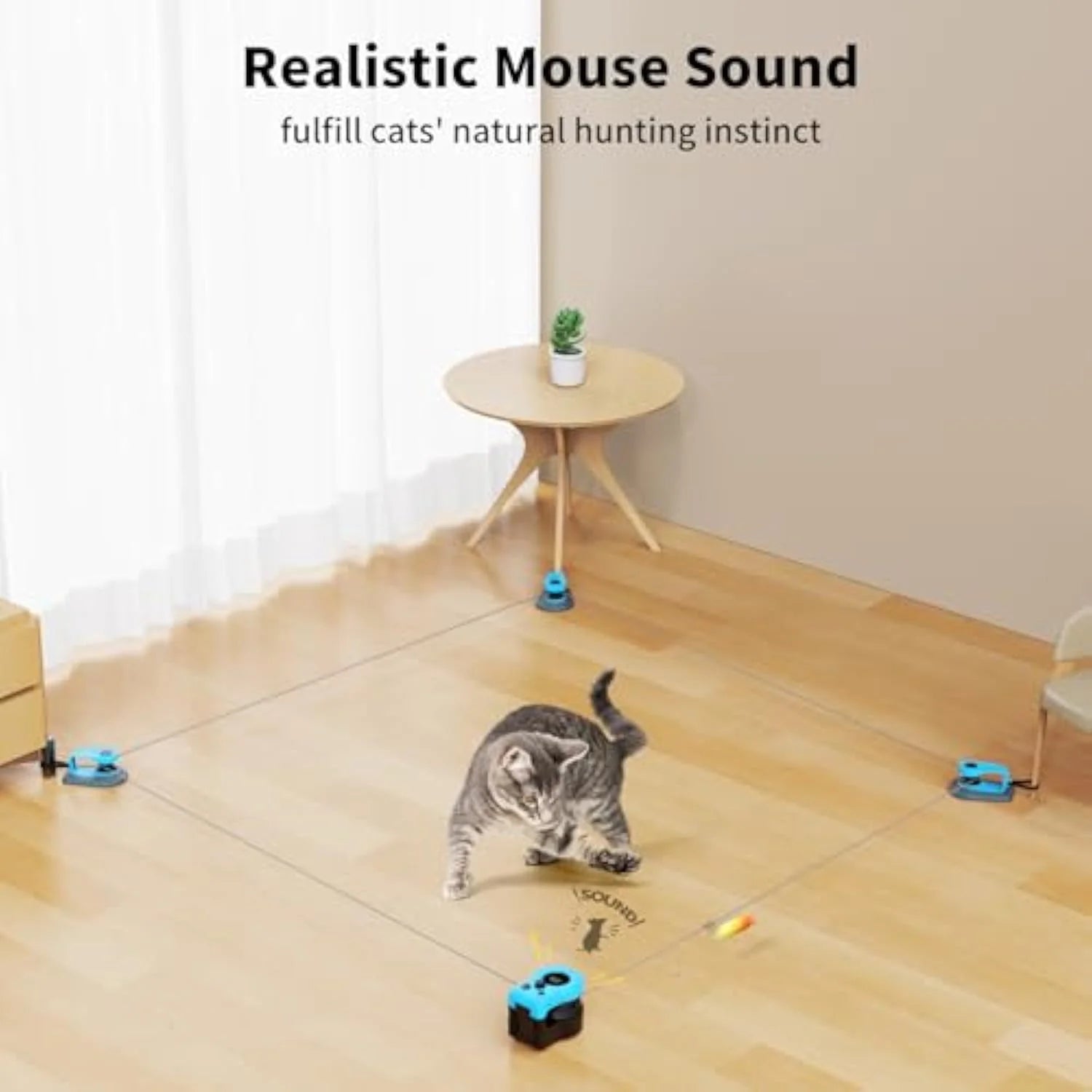 HuntMaster Running cat Toys for cats | Purrfect - day