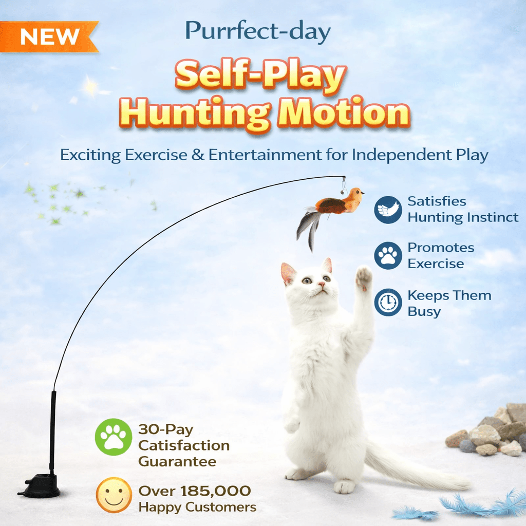 Self - Play Hunting Motion for cats | Purrfect - day