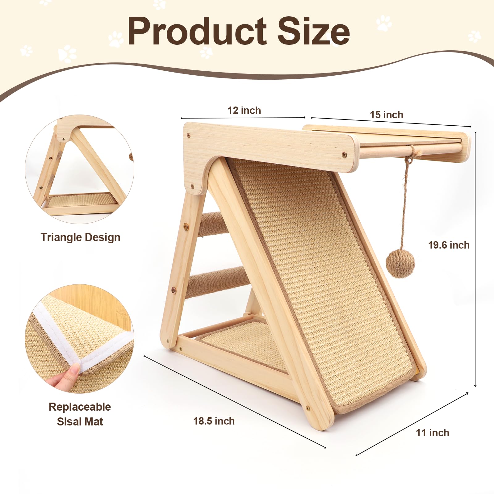 TimberClimb™ Cat Activity Tower for cats | Purrfect - day