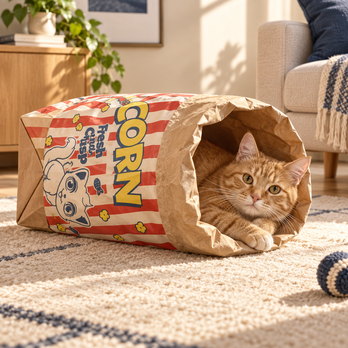 CrinkleCove double-layer kraft paper hideout - hideout