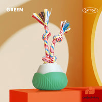 Rotating Ball Cat Toy - Green